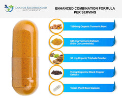 DOCTOR RECOMMENDED SUPPLEMENTS Bioperine black pepper boost for absorption