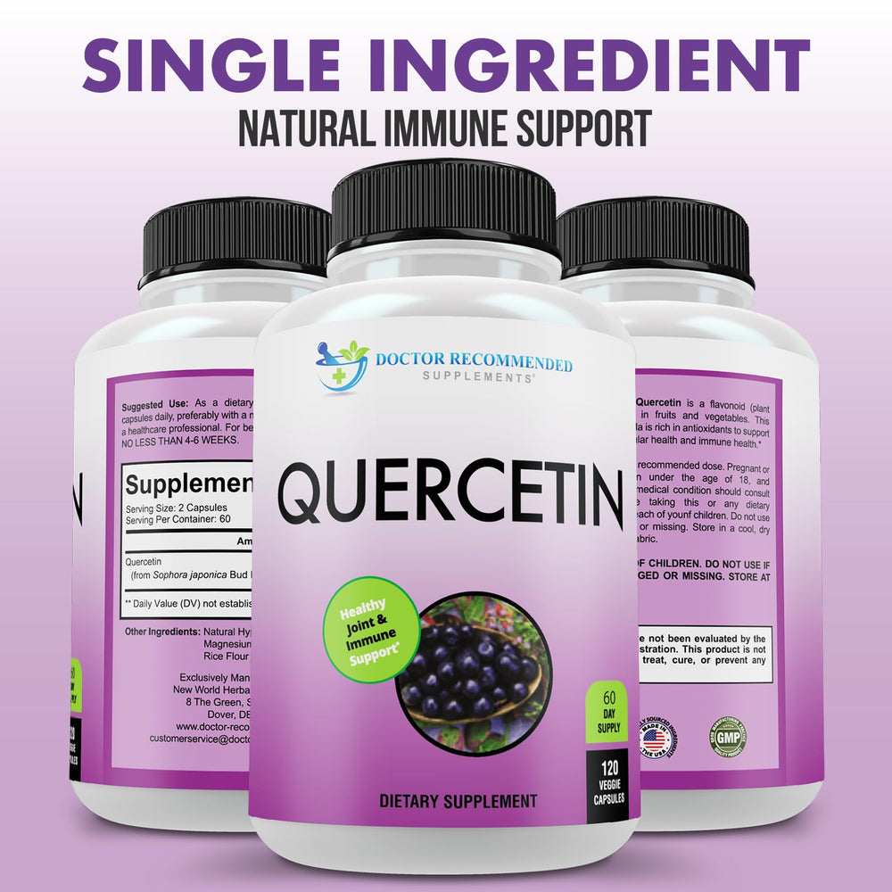 DOCTOR RECOMMENDED SUPPLEMENTS Non-GMO formulation and clean ingredient list.