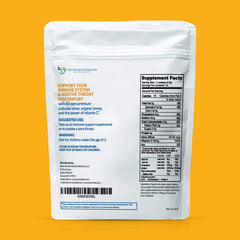 DOCTOR RECOMMENDED SUPPLEMENTS Orange flavor lozenges dissolving quickly and soothing the throat