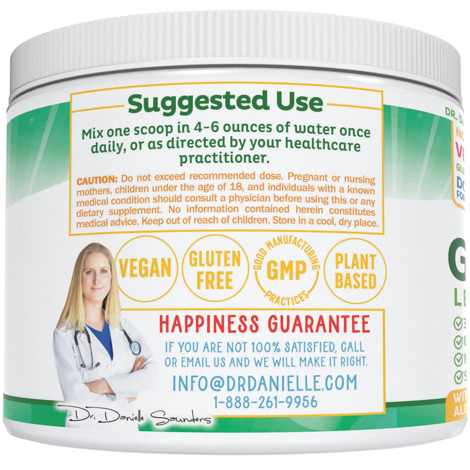 Doctor Danielle GutAssist complete-bottle display signaling convenient daily routine.