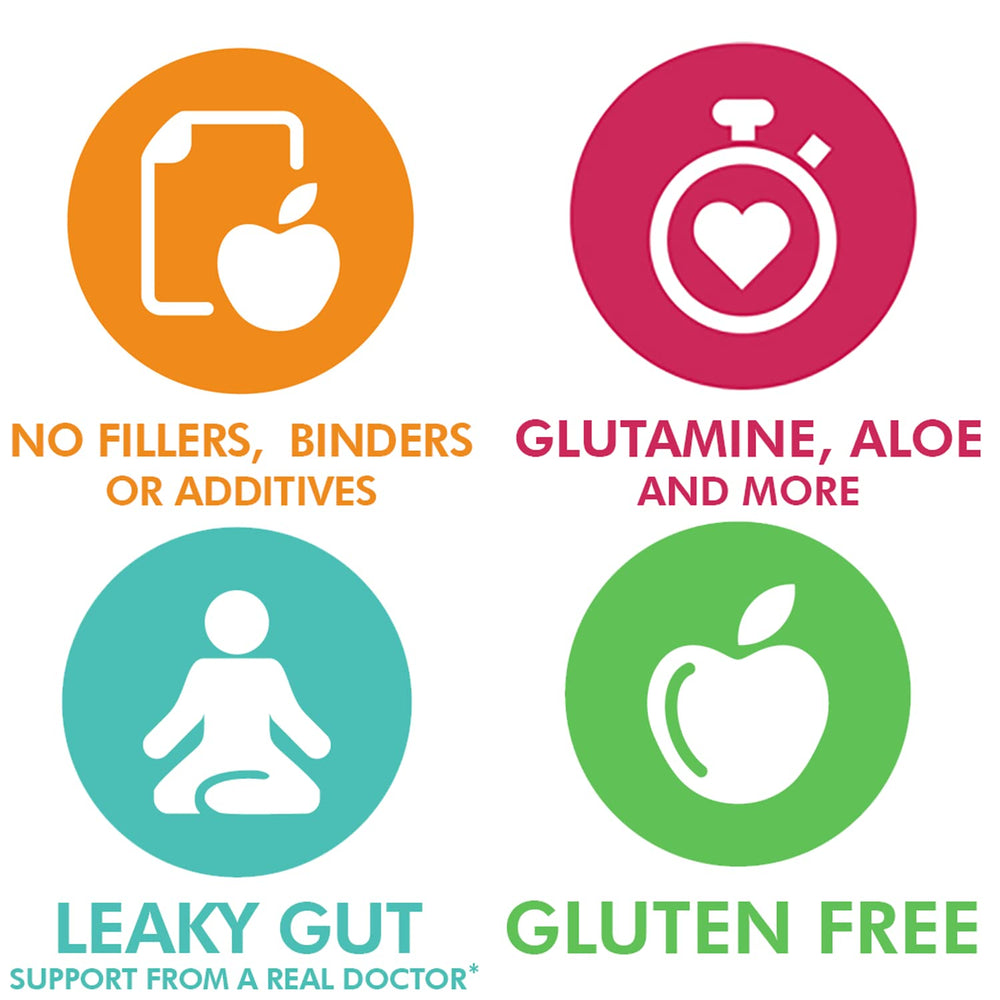 Doctor Danielle GutAssist ingredient-glutamine close-up highlighting gut lining support.