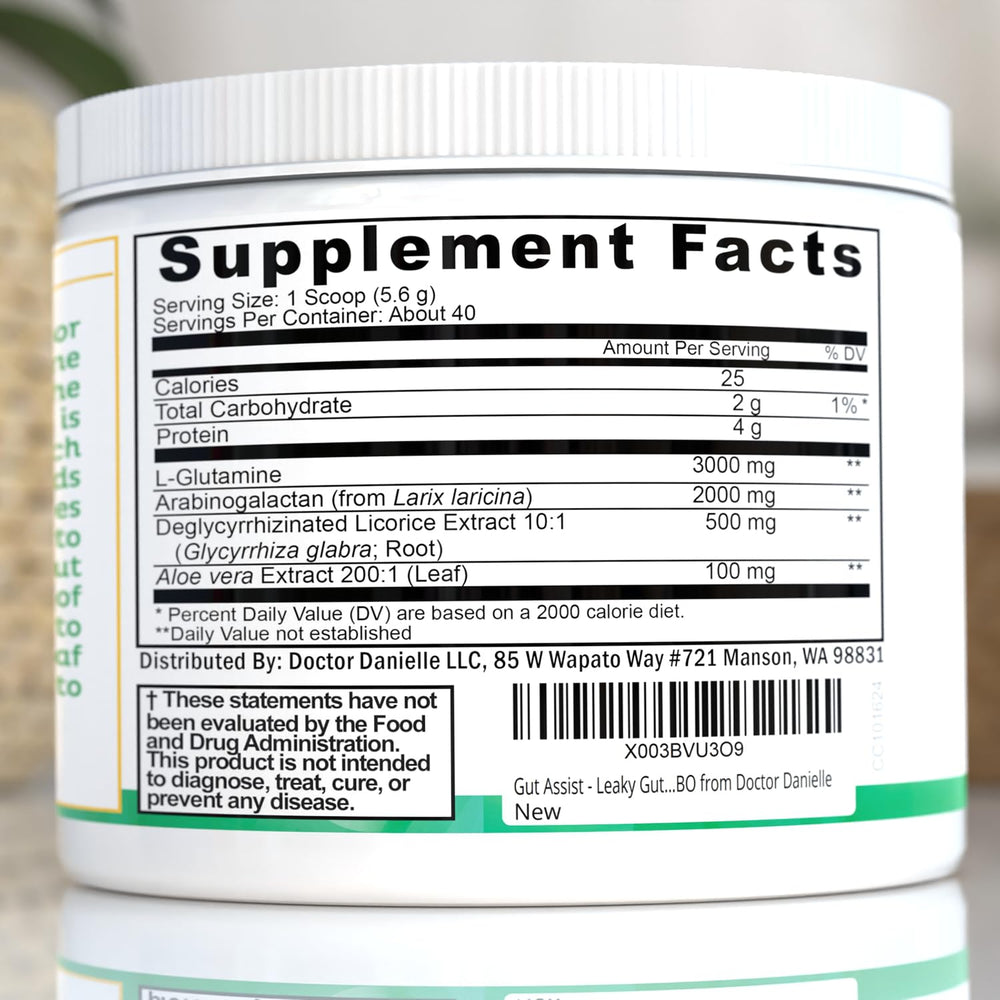 Doctor Danielle GutAssist ingredient-licorice close-up illustrating digestive comfort potential.