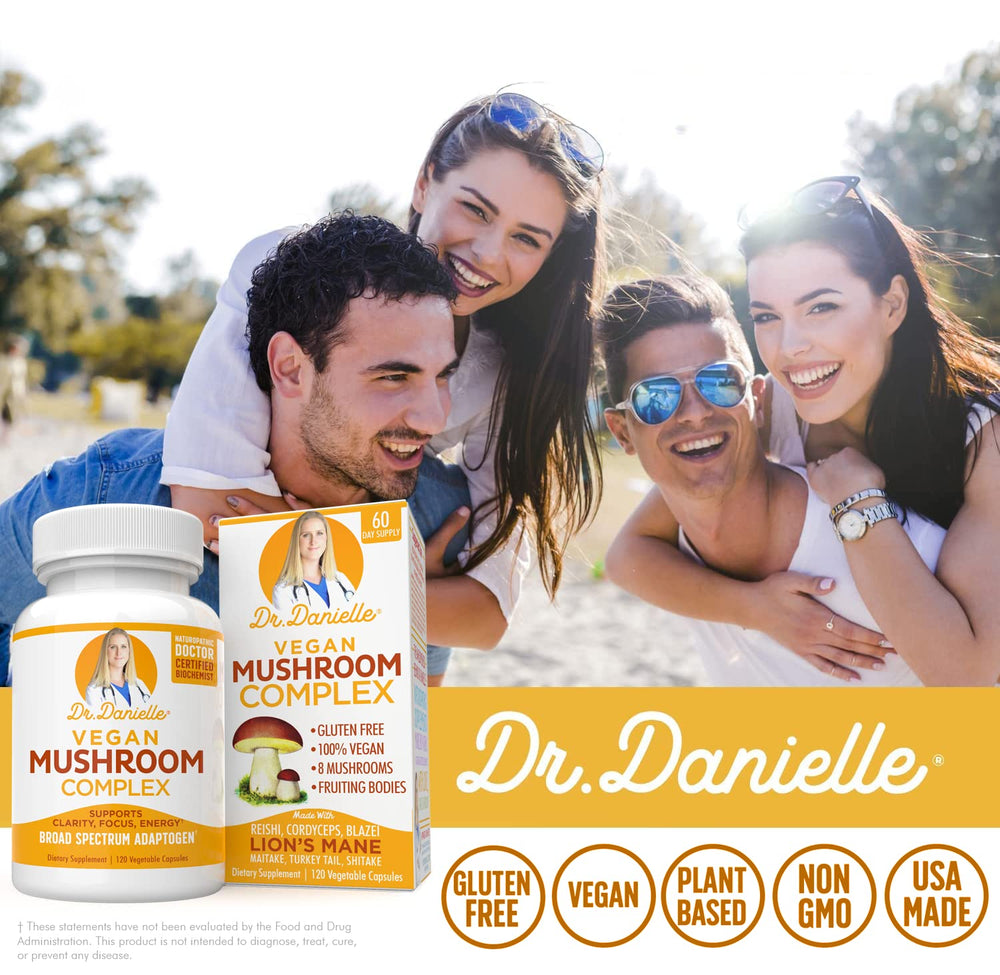 Doctor Danielle label close-up showing organic ingredients and sustainable packaging