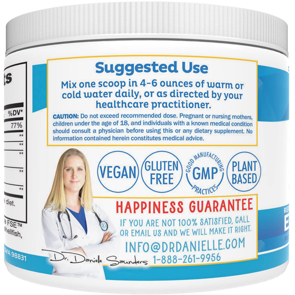 Doctor Danielle Zenbliss chamomile blend signals gentle relaxation and unwinding.