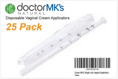 Doctor MK's Natural sterile, individually wrapped applicators ensure safe, single-use hygiene.