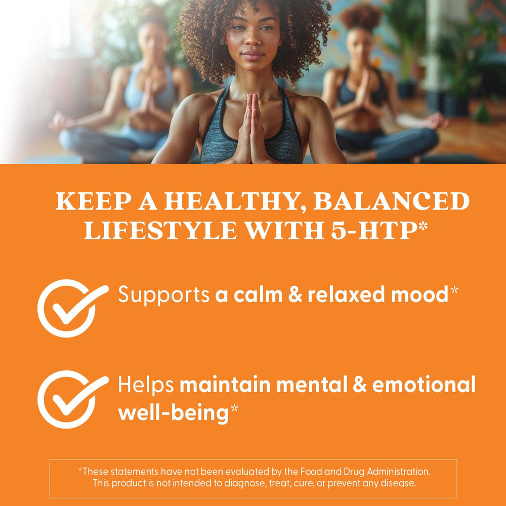 Doctor’s Best 5-HTP vegan symbol for plant-based wellness.