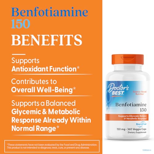 Bottle label close-up showing BenfoPure and 360 capsules for energy metabolism support.