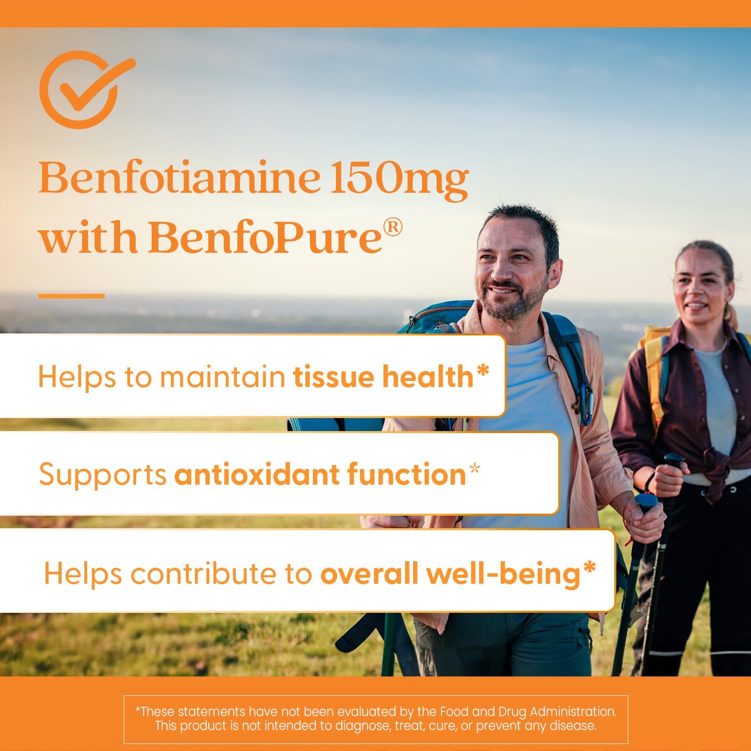 Person taking Doctor's Best Benfotiamine 150 as part of a daily routine.