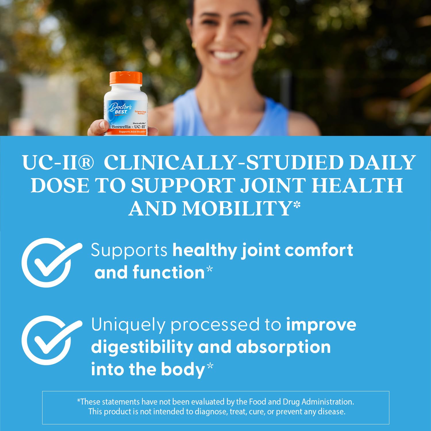 Movement graphic suggests enhanced mobility with continued use