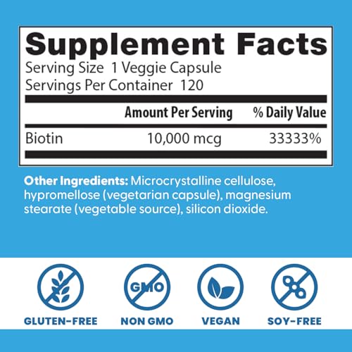 Doctor's Best Biotin pack shot - compact bottle ready for your routine.