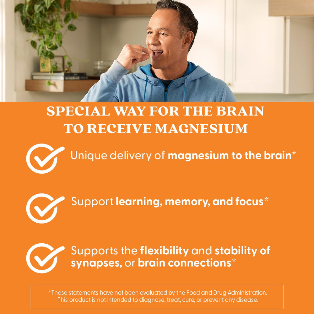 Doctors Best brain magnesium capsules with glass of water ready