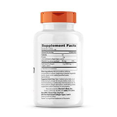 Close-up of Doctor's Best collagen tablets showing the 1000 mg dosage.