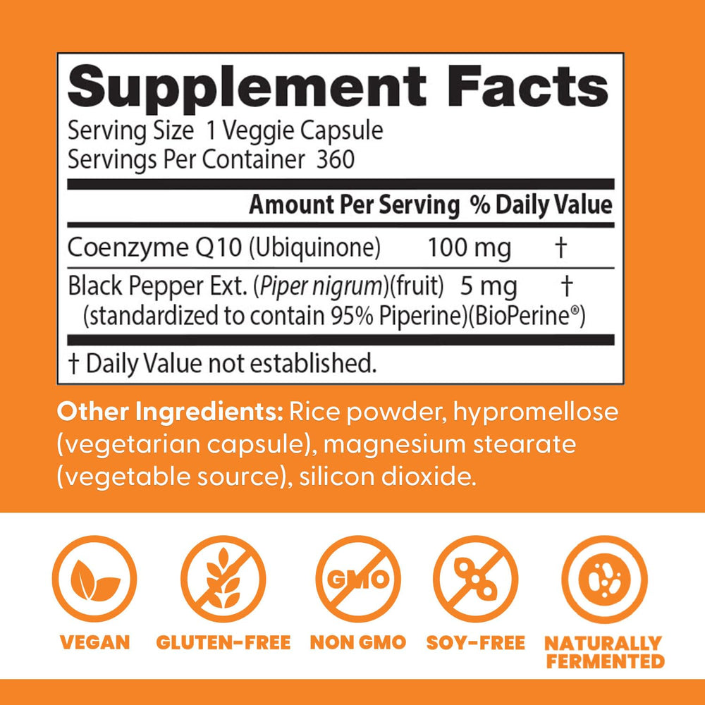 Doctors Best CoQ10 bottle on kitchen counter suggests daily wellness routine.