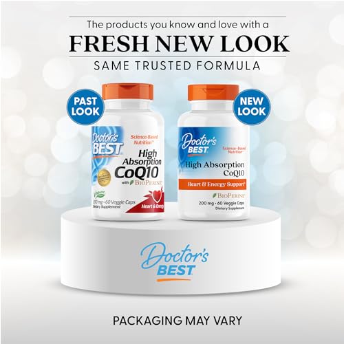 Doctor's Best CoQ10 heart-energy capsules for daily activity support