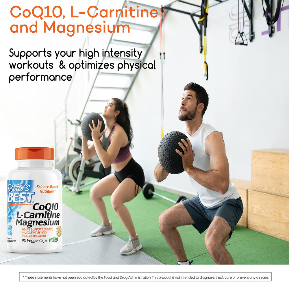 Doctor's Best capsules on workout mat suggesting recovery potential.