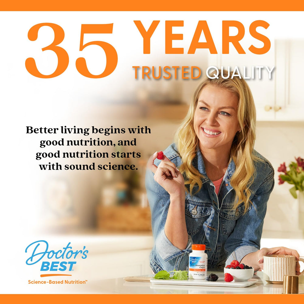 Doctor's Best Curcumin 120-tablet bottle for daily use.