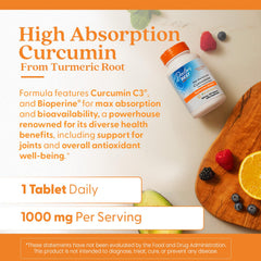 Doctor's Best Curcumin with BioPerine boosts absorption.