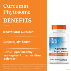 Doctors Best Curcumin Phytosome capsules tray ready for daily use