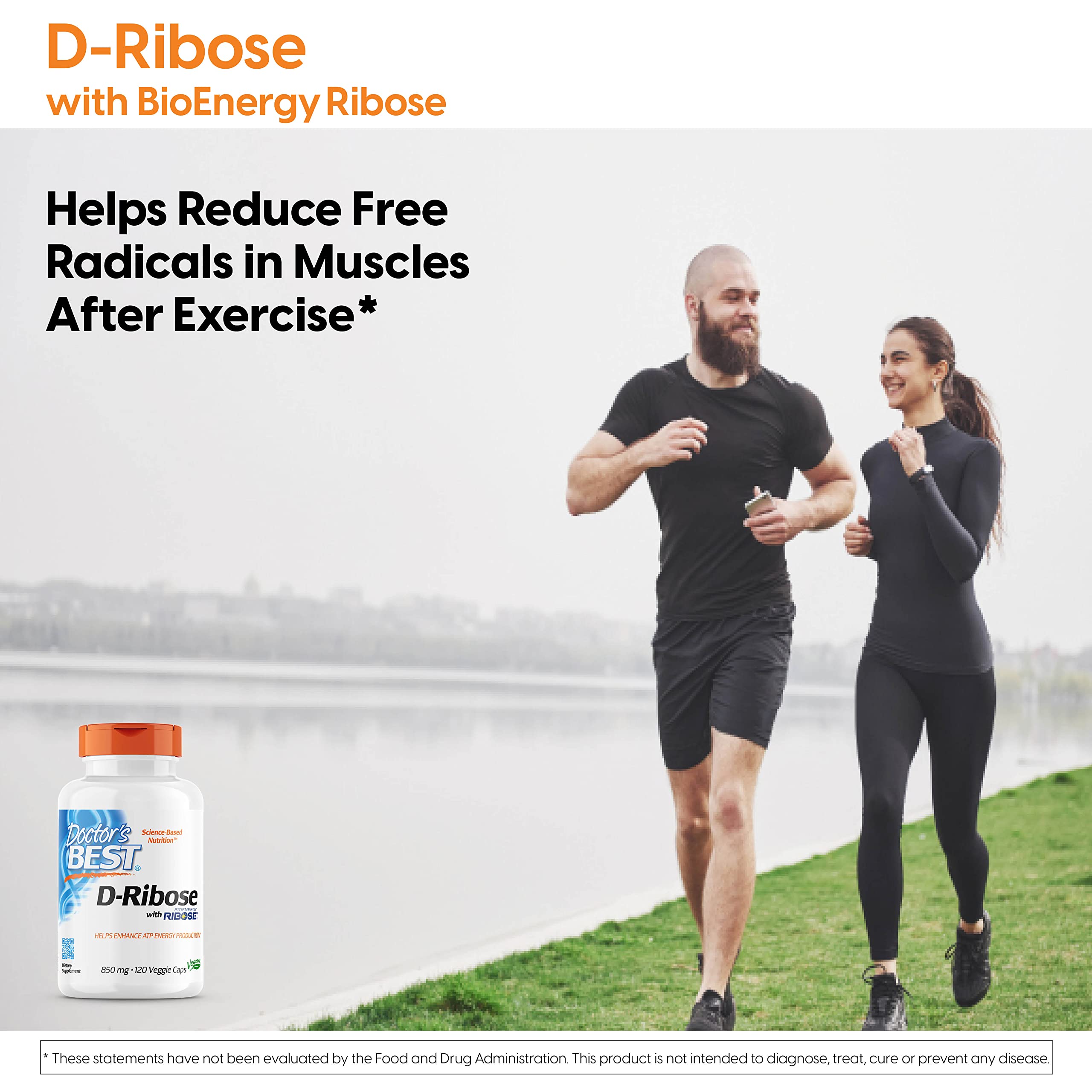 Doctor's Best D-Ribose supplement scene for everyday energy use
