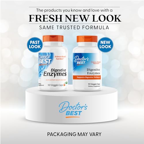 Doctors Best Digestive Enzymes ingredients panel highlights macronutrient breakdown