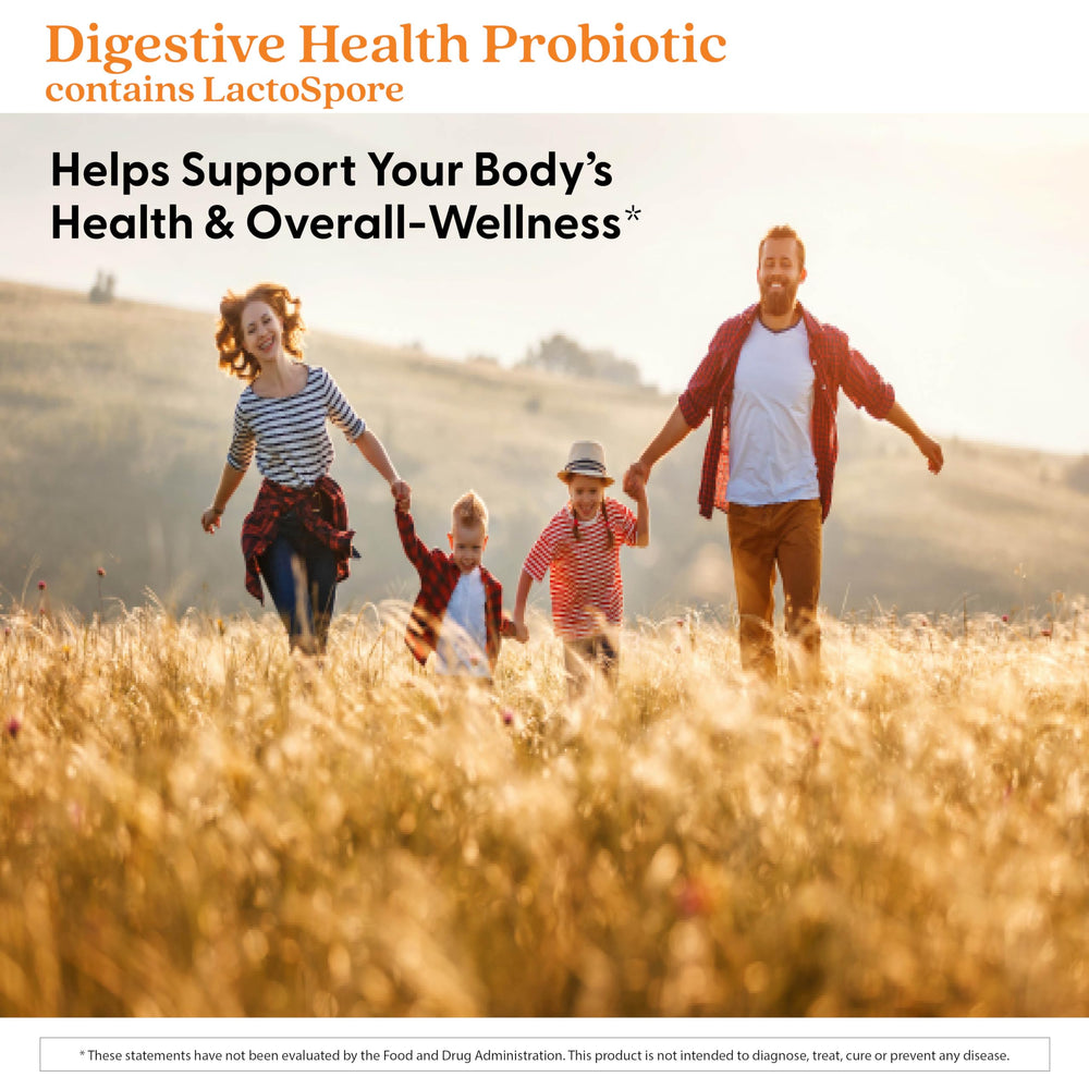 Doctor's Best Digestive Health store display highlighting probiotic benefits