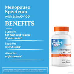 EstroG-100 capsules close-up showing vegan and gluten-free daily use.