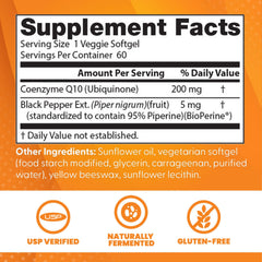 Fermented CoQ10 process illustration indicates natural fermentation quality from Doctor's Best.