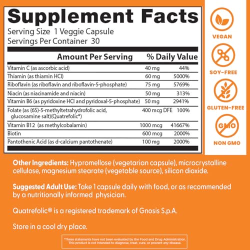 Doctor's Best Fully Active B Complex bottle with glass suggesting vitality.