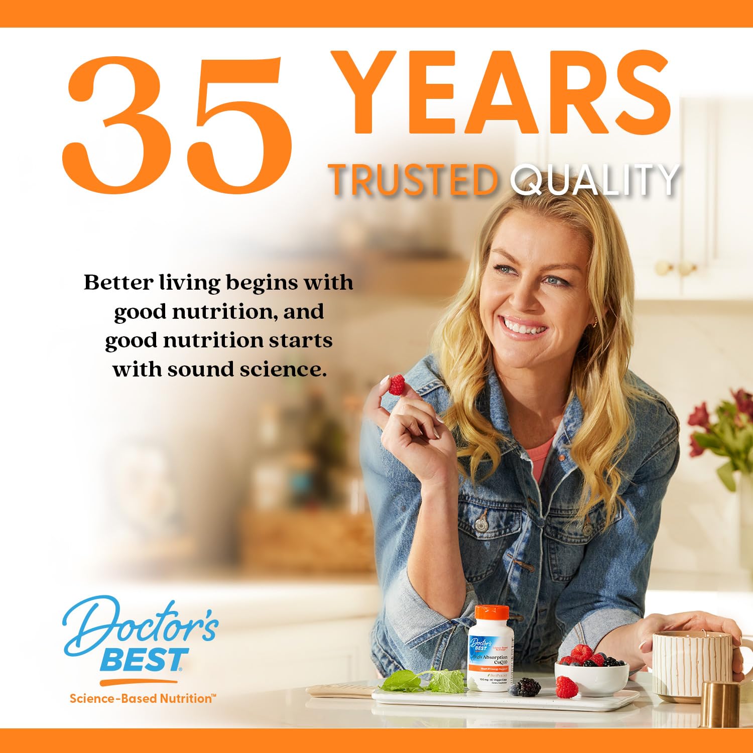 Doctor's Best Ginkgo nutrition facts panel with 120 mg per serving.