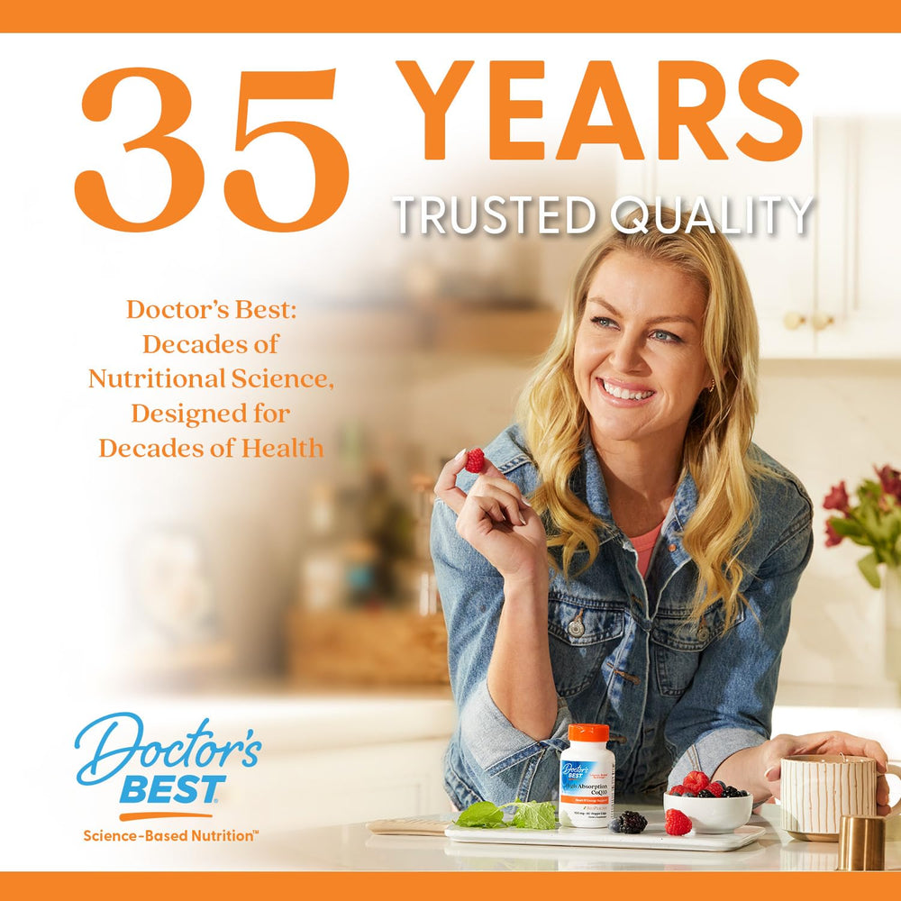 Doctor's Best bottle in active-life setting suggesting everyday joint comfort
