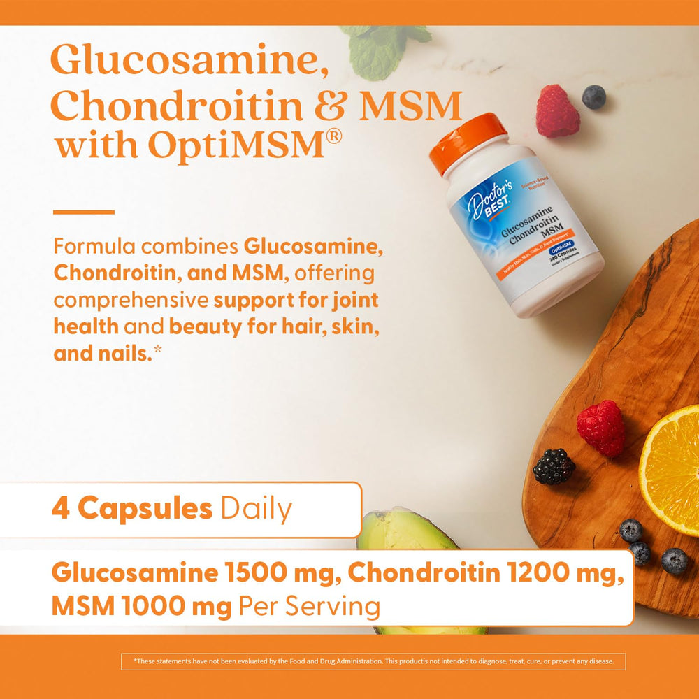 Doctor's Best product close-up capsules emphasizing Non-GMO Gluten-Free Soy-Free claims