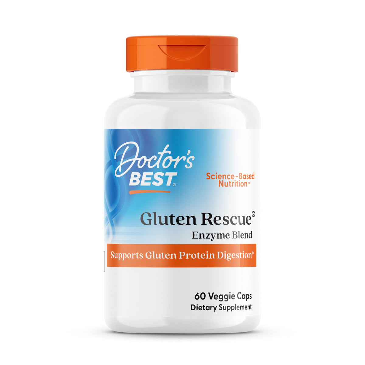 Doctor's Best Gluten Rescue bottle with Glutalytic for gluten digestion support