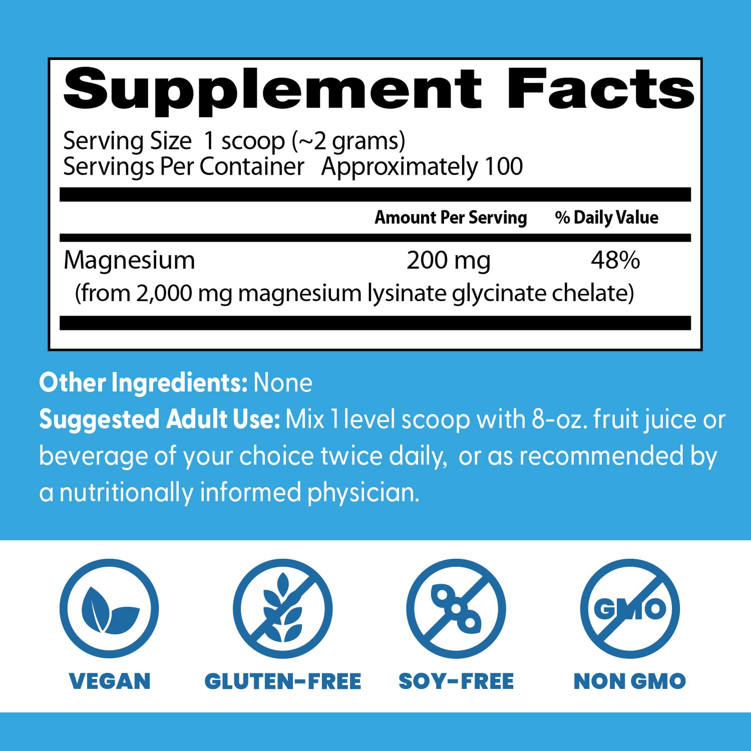 Doctor's Best Magnesium Powder dissolving in water for smooth mixing.
