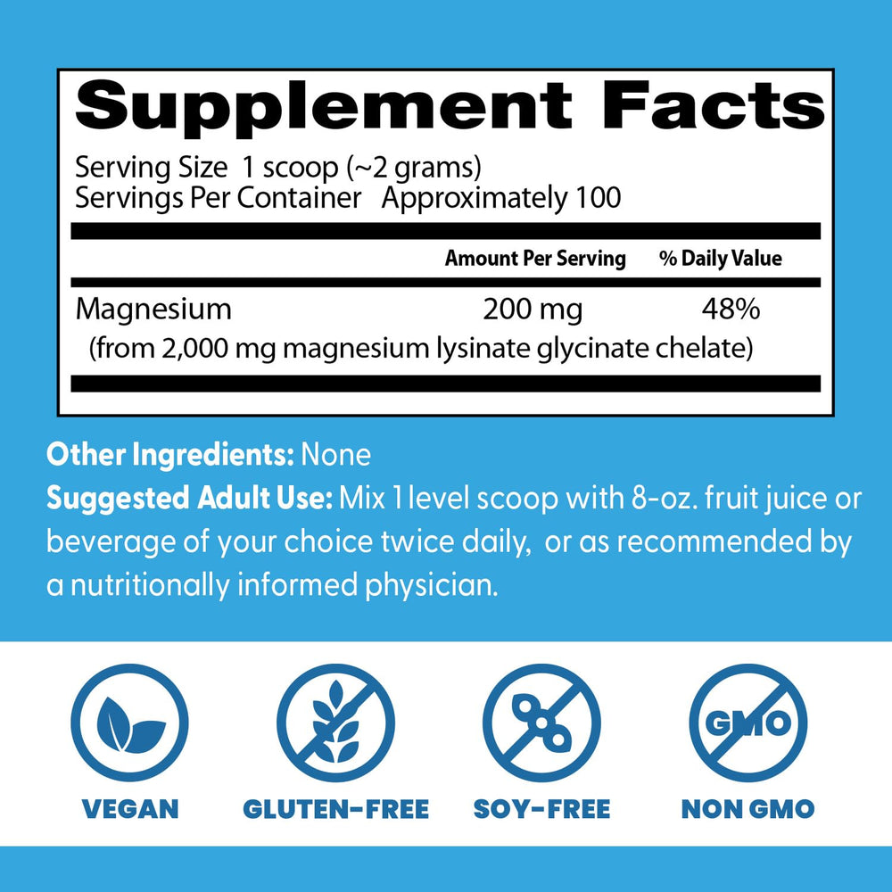 Doctor's Best Magnesium Powder dissolving in water for smooth mixing.