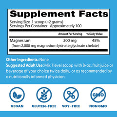 Doctor's Best Magnesium Powder dissolving in water for smooth mixing.