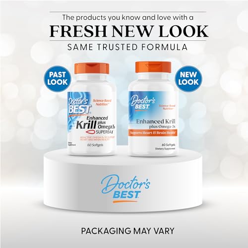 Doctors BEST Krill Oil softgels close-up for easy daily intake