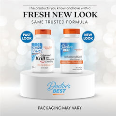 Doctors BEST Krill Oil softgels close-up for easy daily intake