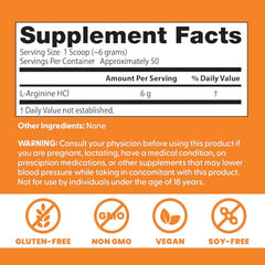 Doctor's Best L-Arginine powder shake mix ready for athletic endurance routines.