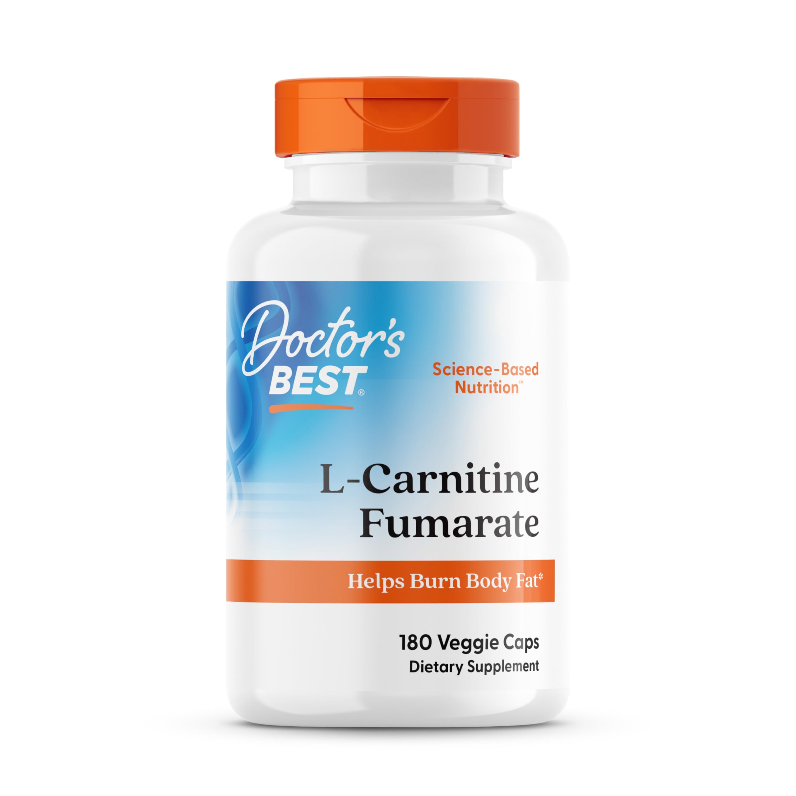 Doctor's Best L-Carnitine Fumarate bottle ready for energy metabolism support