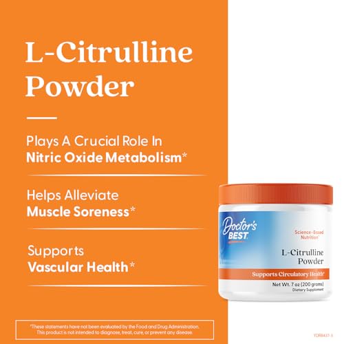 Packaging image of Doctors Best L-Citrulline powder ready to use.