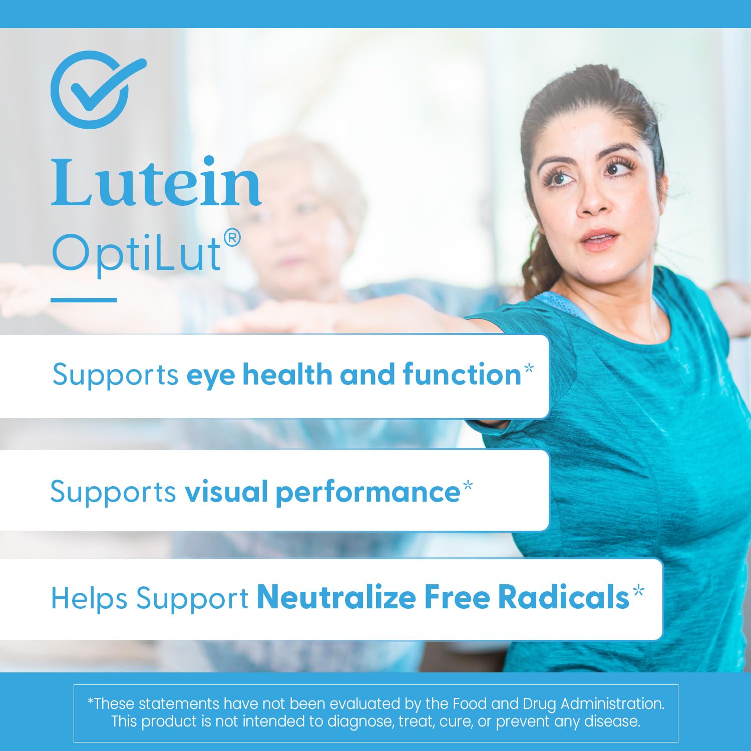 Doctor's Best Lutein OptiLut in-store display promoting wellness