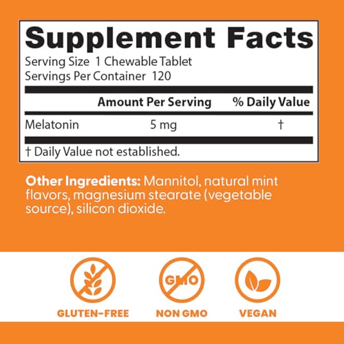 Melatonin bottle placed on a nightstand for convenient nightly use.