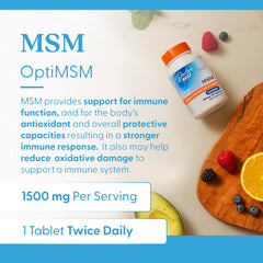 Dosage pack featuring Doctor's Best MSM for easy daily use