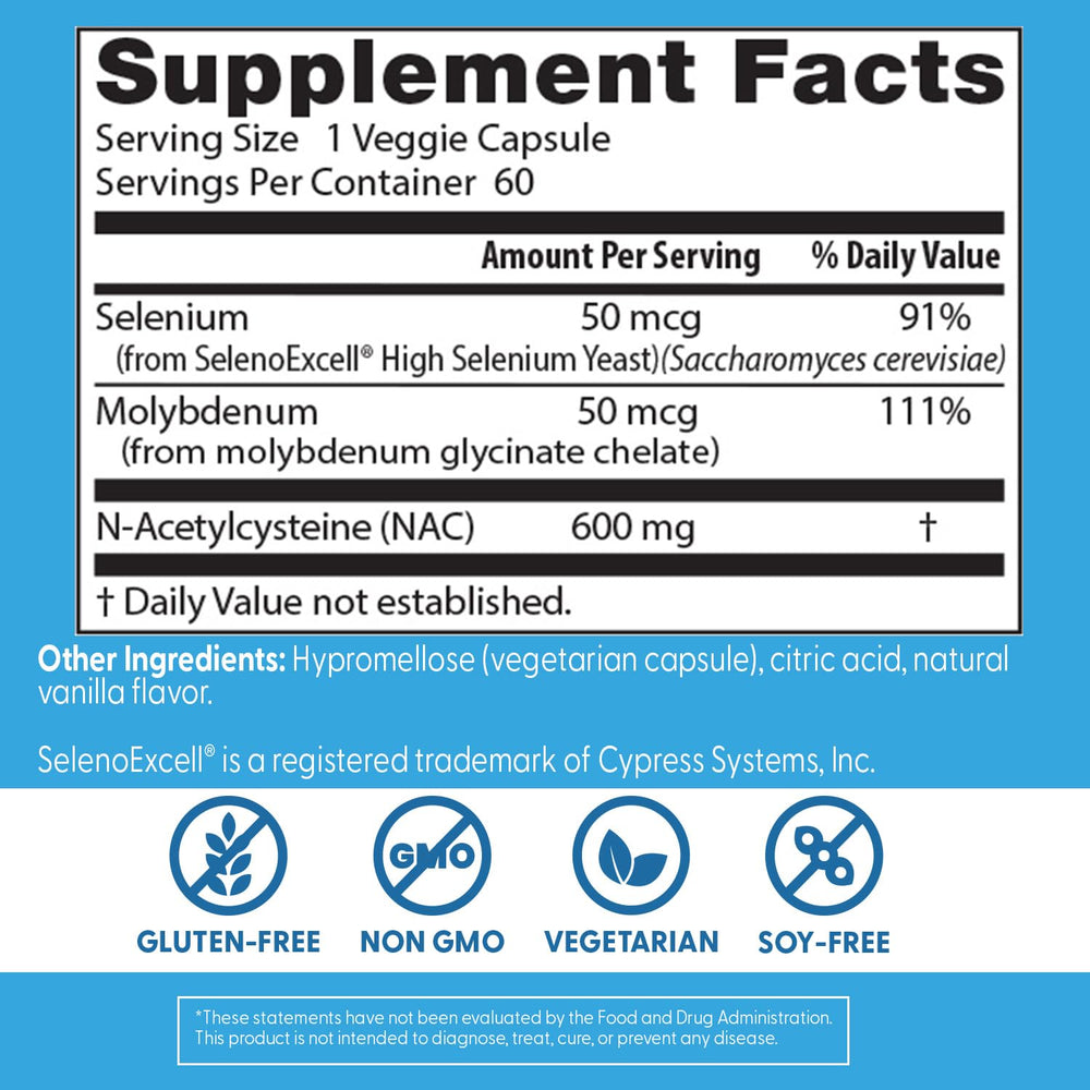 Product label highlights non-GMO, gluten-free, soy-free, vegetarian formulation