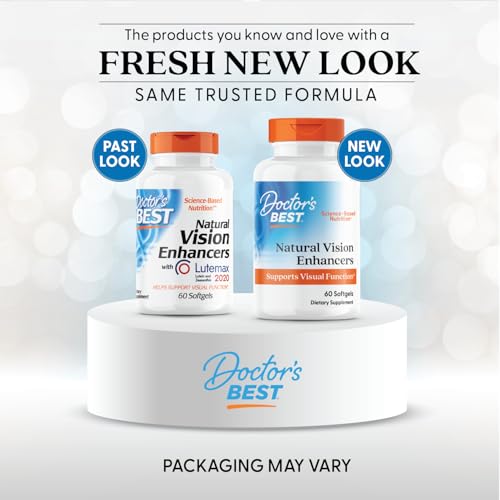 Softgels close-up from Doctor's Best Vision Enhancers for easy daily intake