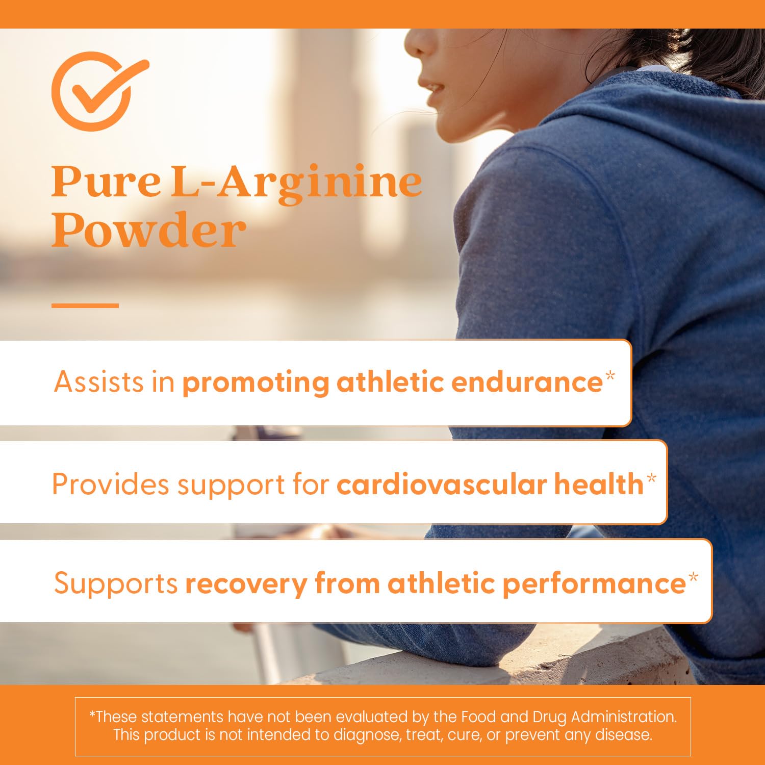 Doctor's Best Pure L-Arginine powder dissolving in water shows quick mixing.