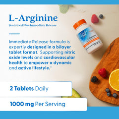 Two-layer L-Arginine tablet design shows immediate and sustained release