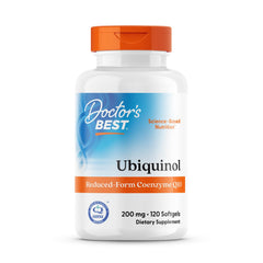 Doctors Best Ubiquinol bottle front for daily energy support