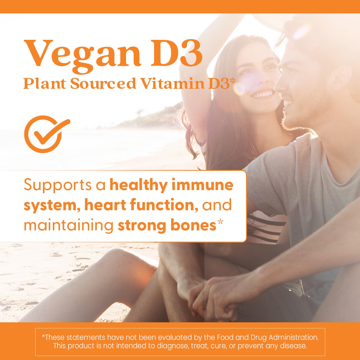 Doctor's Best vegan Vitamin D3 image emphasizes bone health and calcium balance.