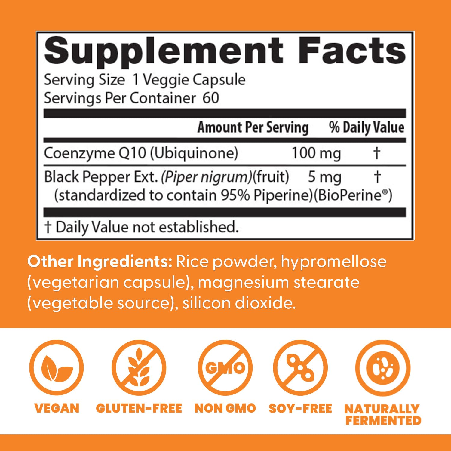 Veggie capsules arranged for simple daily dosing